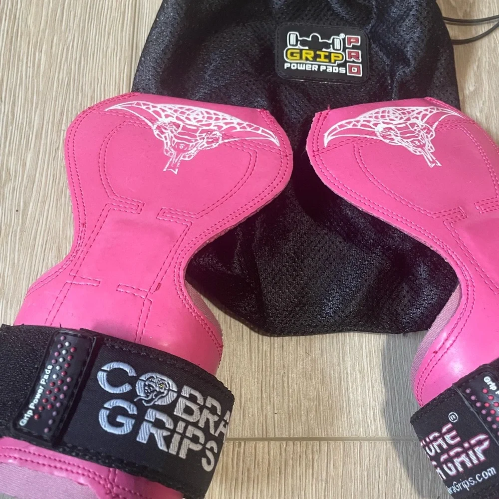 Cobra Grips PRO Weightlifting Straps Gloves Power Lifting Metal Hooks Deadlift - Picture 2 of 4